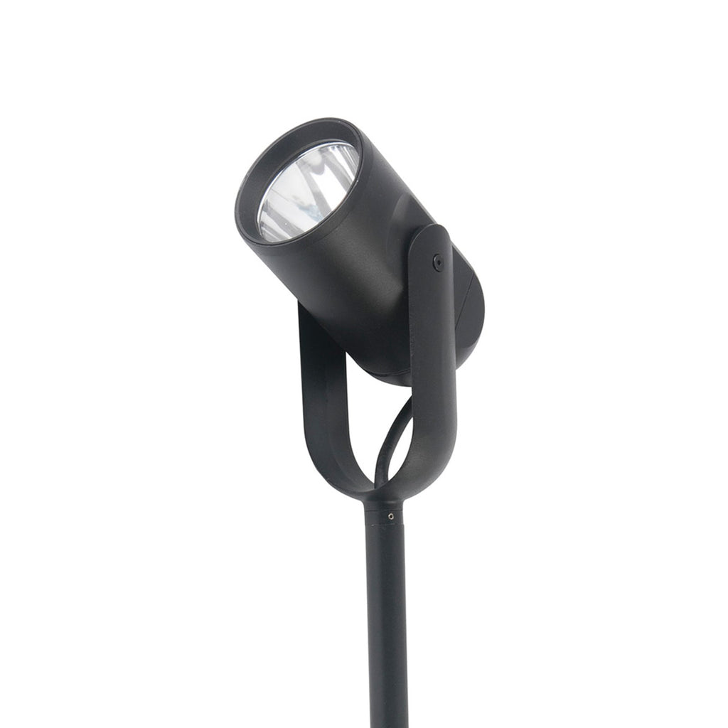 LED hagespyd-spot Slot svart 50 cm 14W IP65 forfra