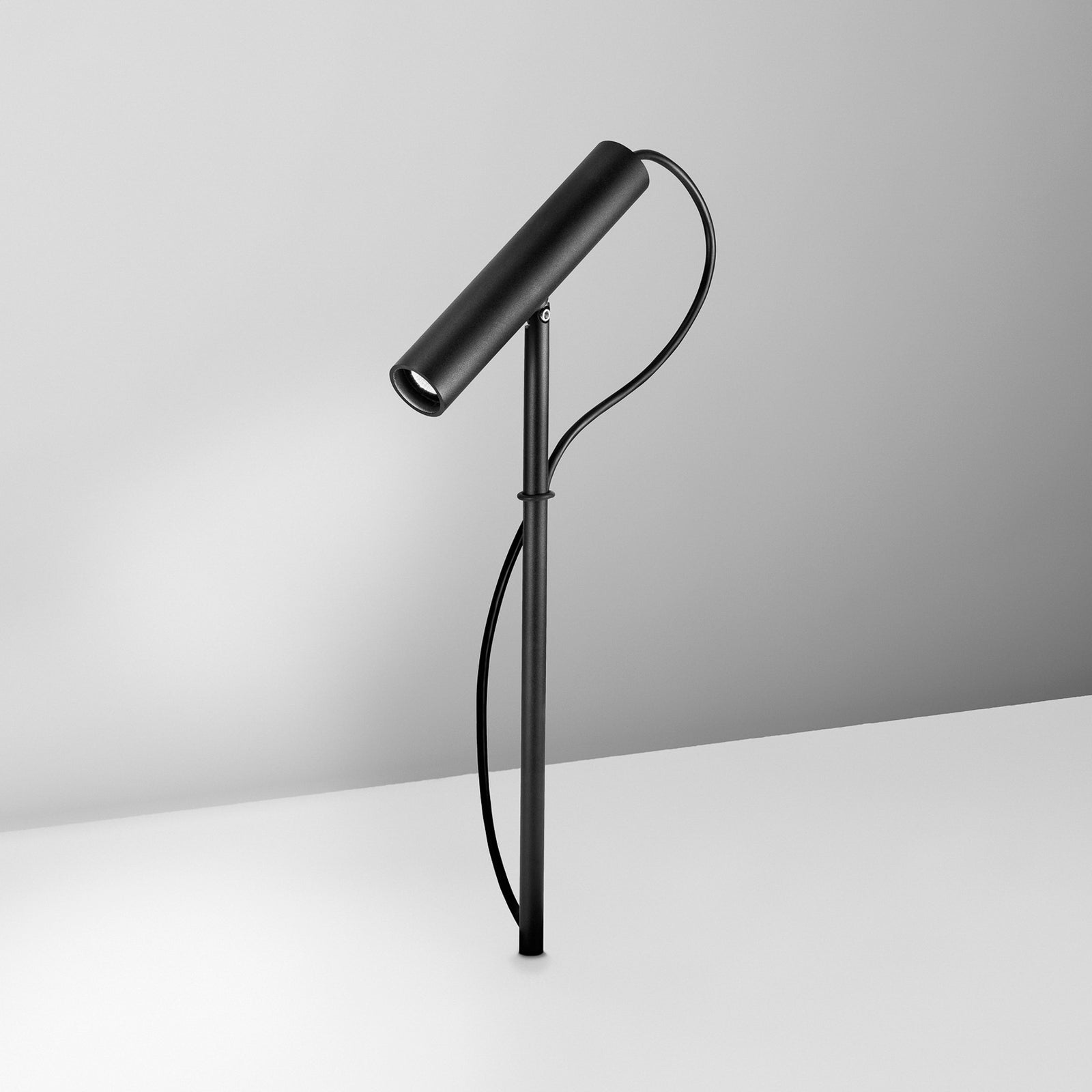 LED hagespyd-spot Stick aluminium svart 70 cm nærbilde