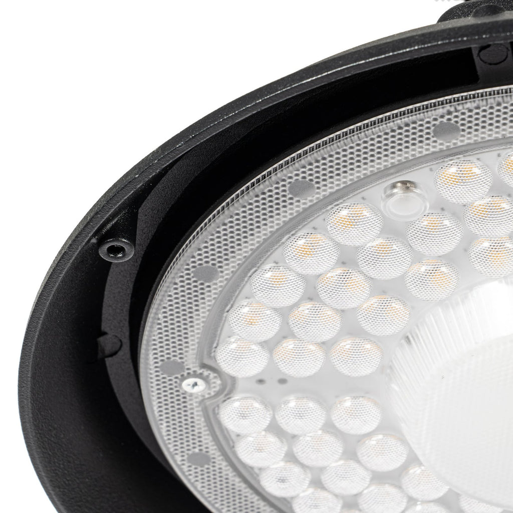 LED hallspot Maikel svart med kabelfeste