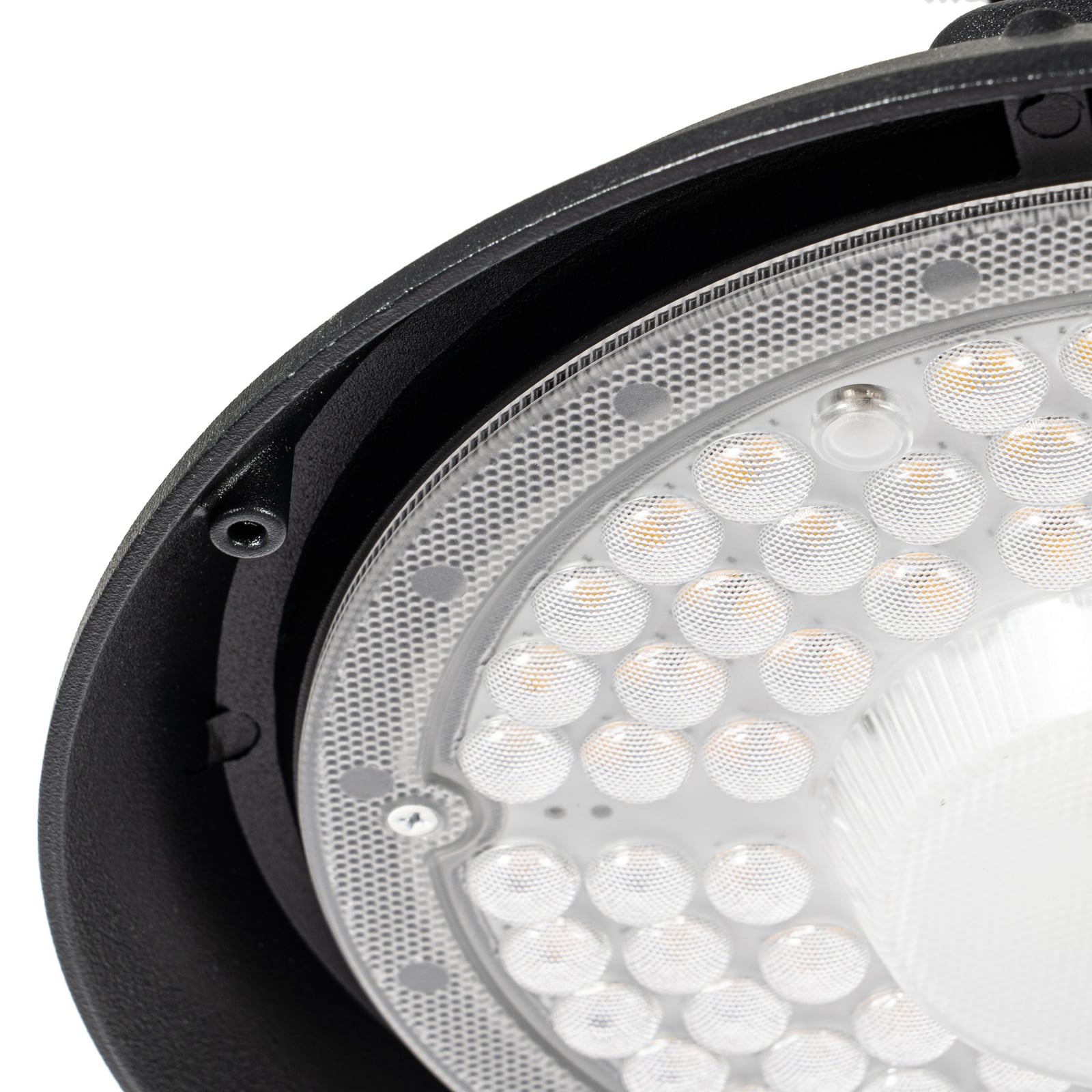 LED hallspot Maikel svart med kabelfeste