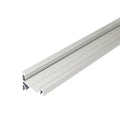 LED hjørneprofil påbygg aluminium 200 cm - BRUMBERG forfra