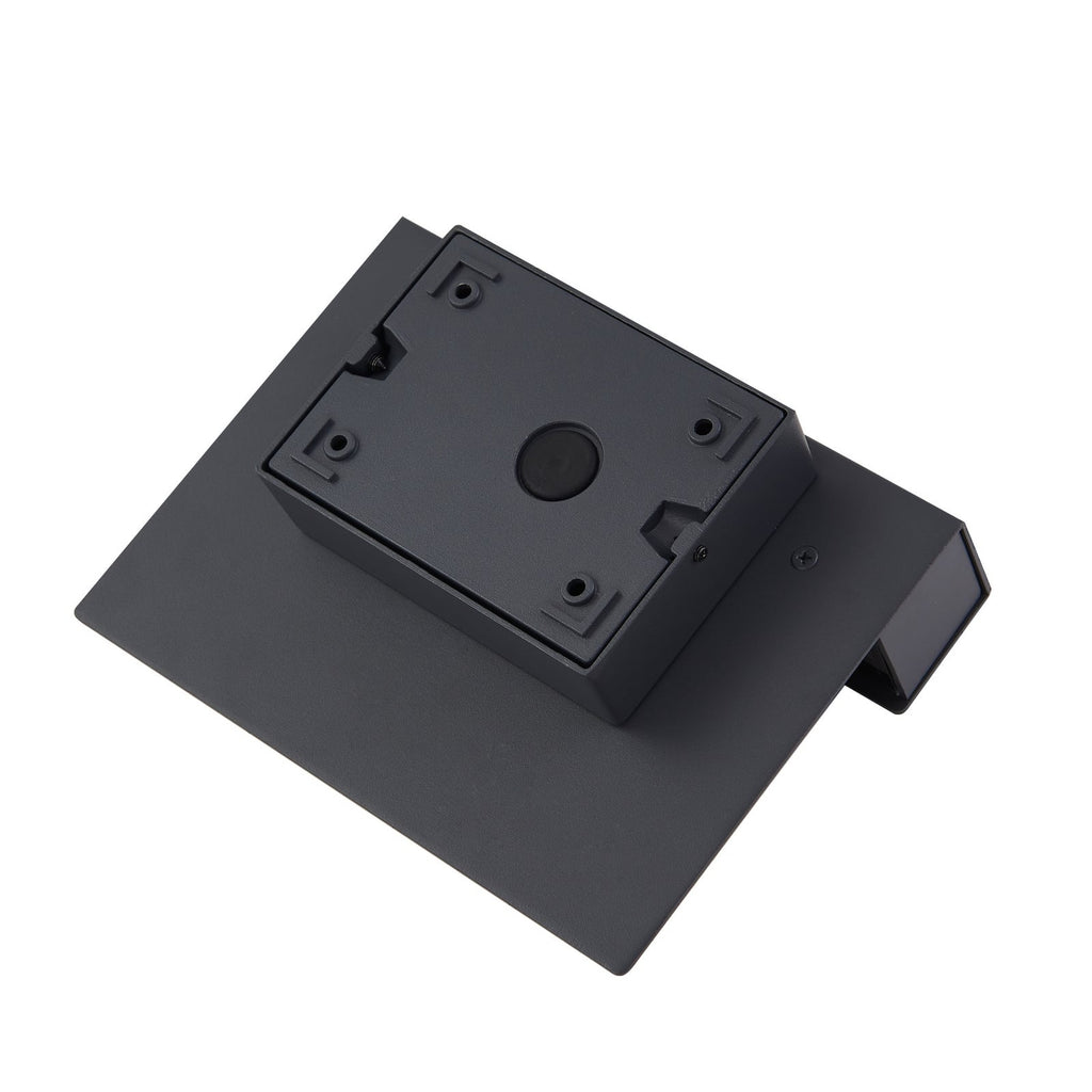 LED husnummerbelysning Antal antrasitt aluminium IP44 installasjon