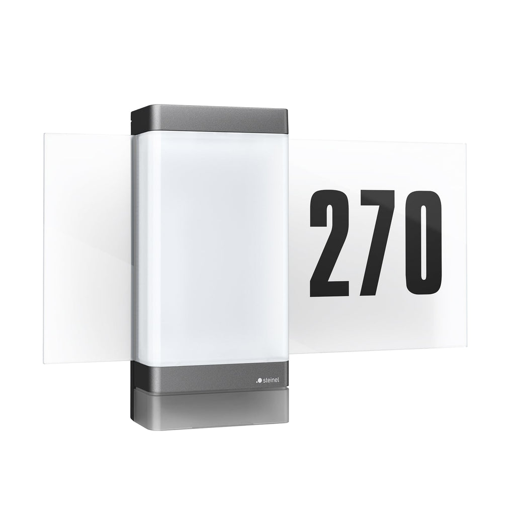 LED husnummerbelysning L 270 Digi SC med sensor IP44 detalj