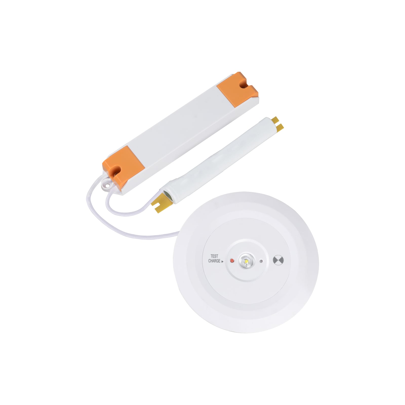LED innbyggings-nødlys Schleswig med batteri forfra