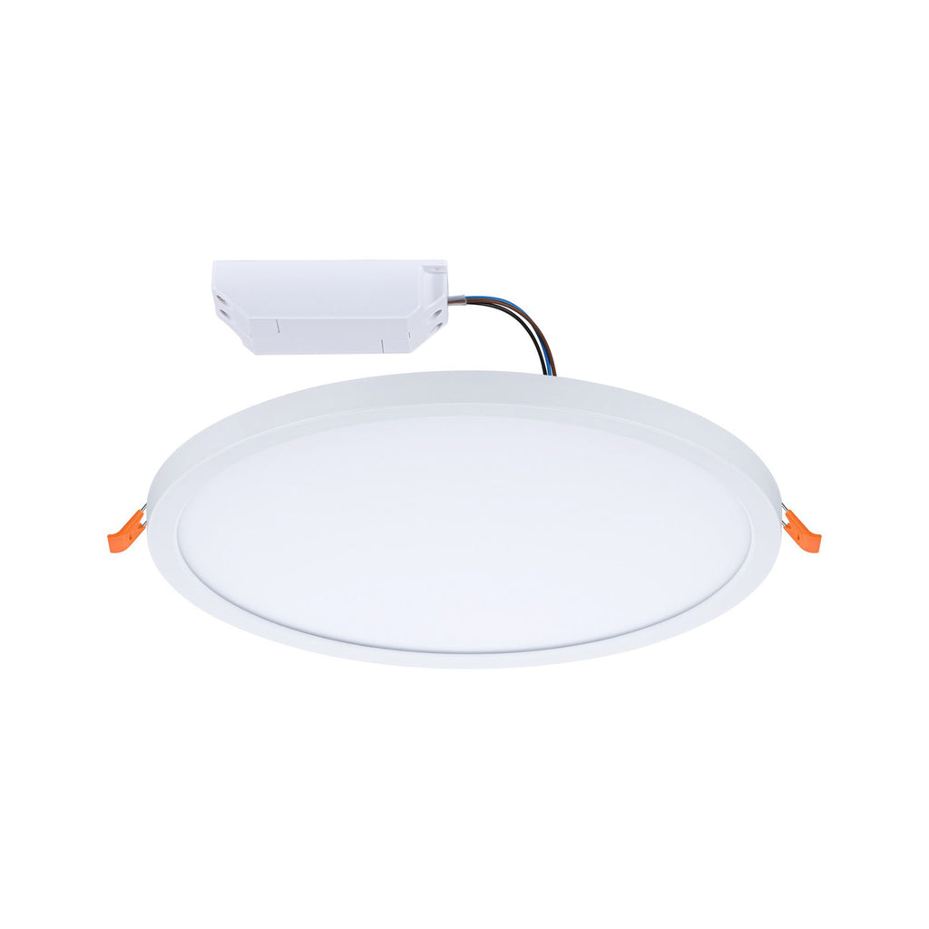 LED innbyggingspanel Areo dim-to-warm rund hvit Ø23 cm IP44 lysmodus 4000K