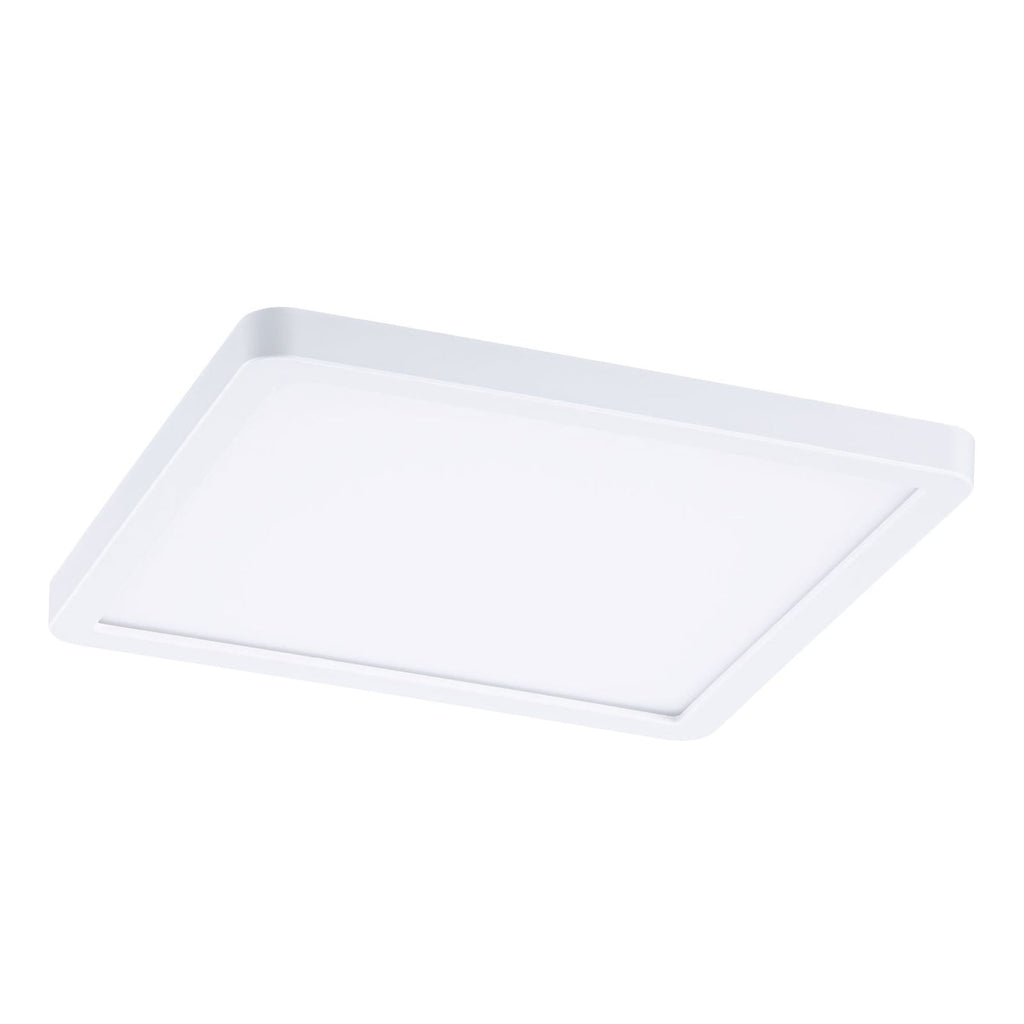 LED innbyggingspanel Areo kvadratisk hvit 17,5 cm IP44 bakside