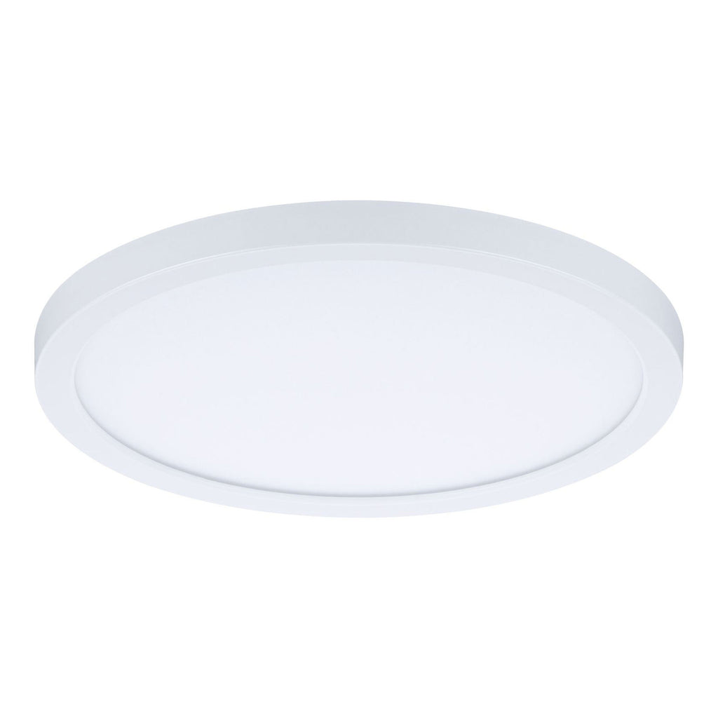 LED innbyggingspanel Areo rund Ø17,5 cm 4000K IP44 hvit bakside