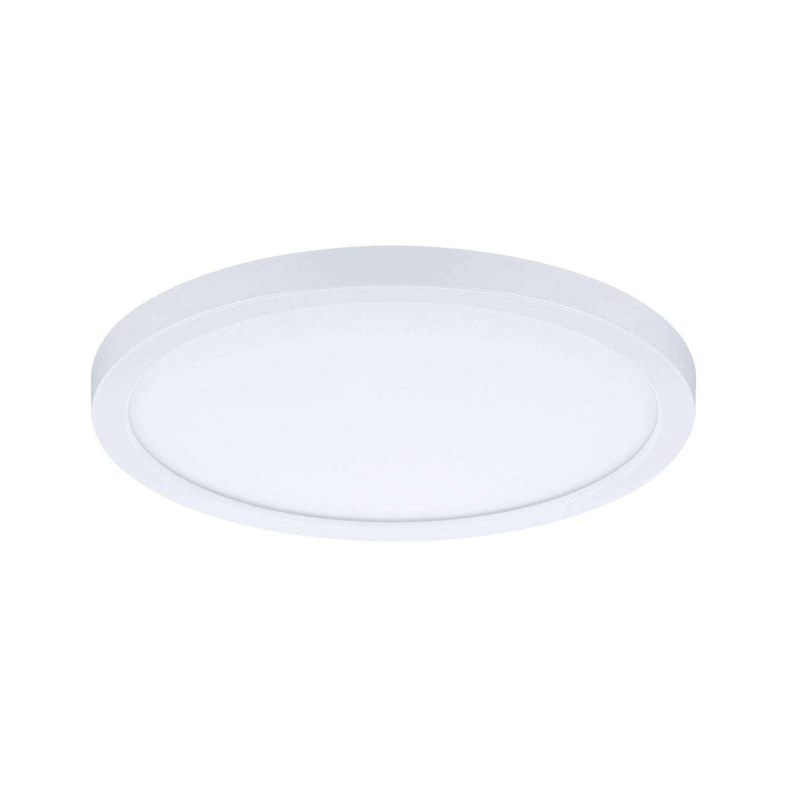 LED innbyggingspanel Areo montert i tak, rund dimbar IP44 Ø17,5 cm hvit