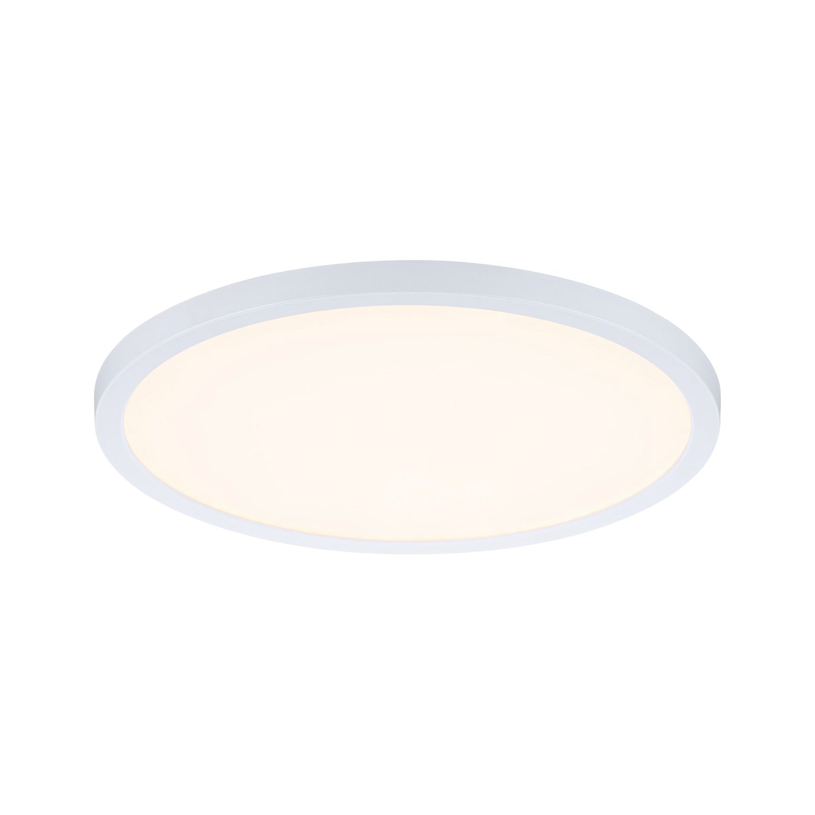 Detalj av LED innbyggingspanel Areo rund hvit dimbar