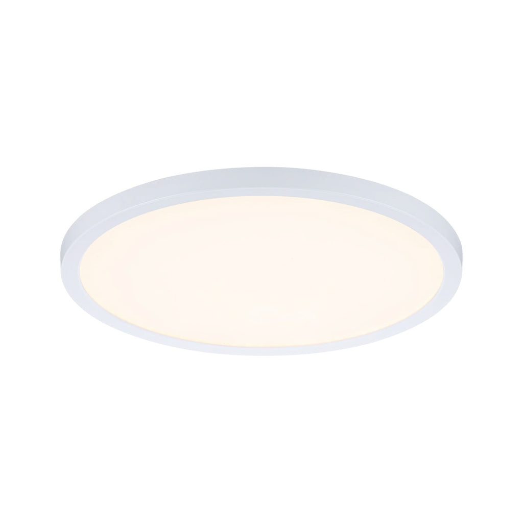 Detalj av LED innbyggingspanel Areo rund hvit dimbar