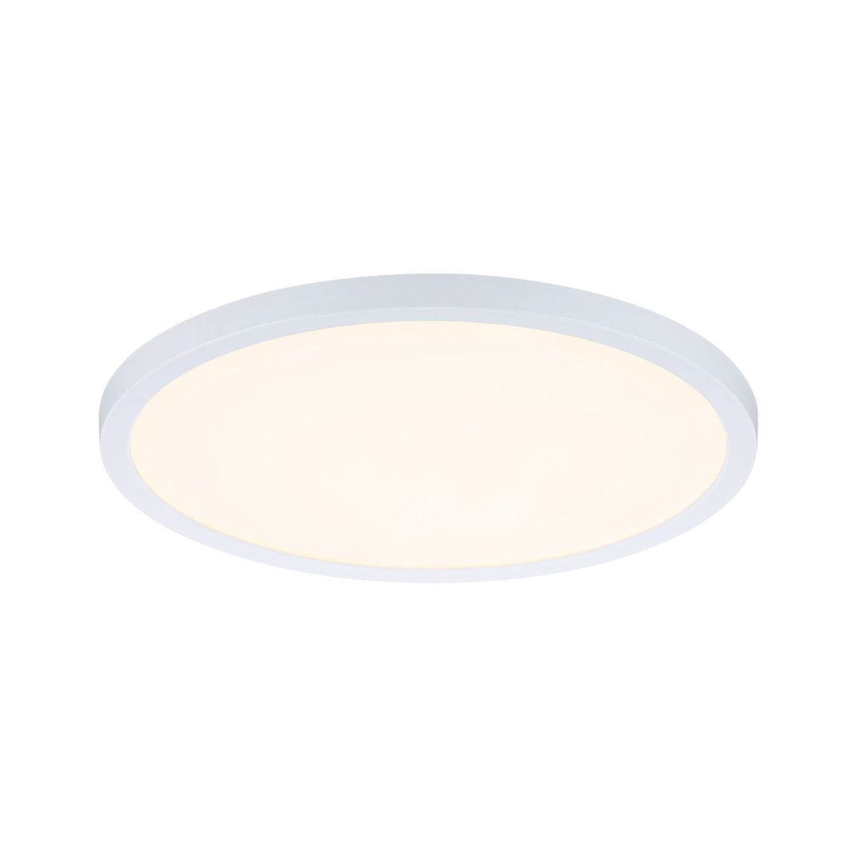 Detalj av LED innbyggingspanel Areo rund hvit dimbar