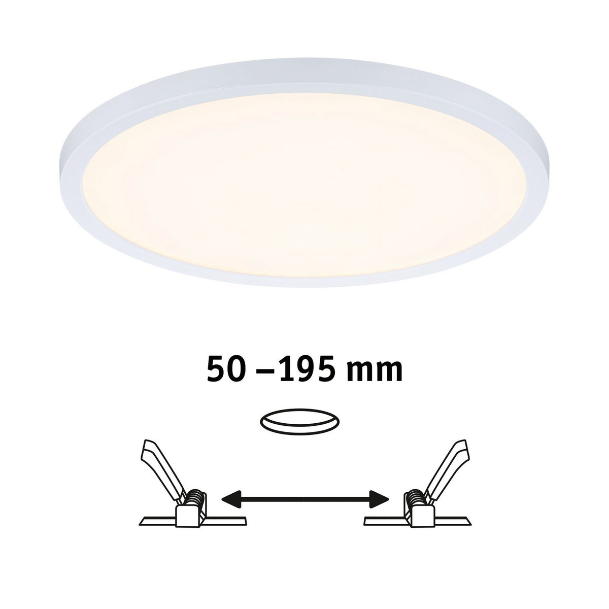LED innbyggingspanel Areo IP44 - Paulmann