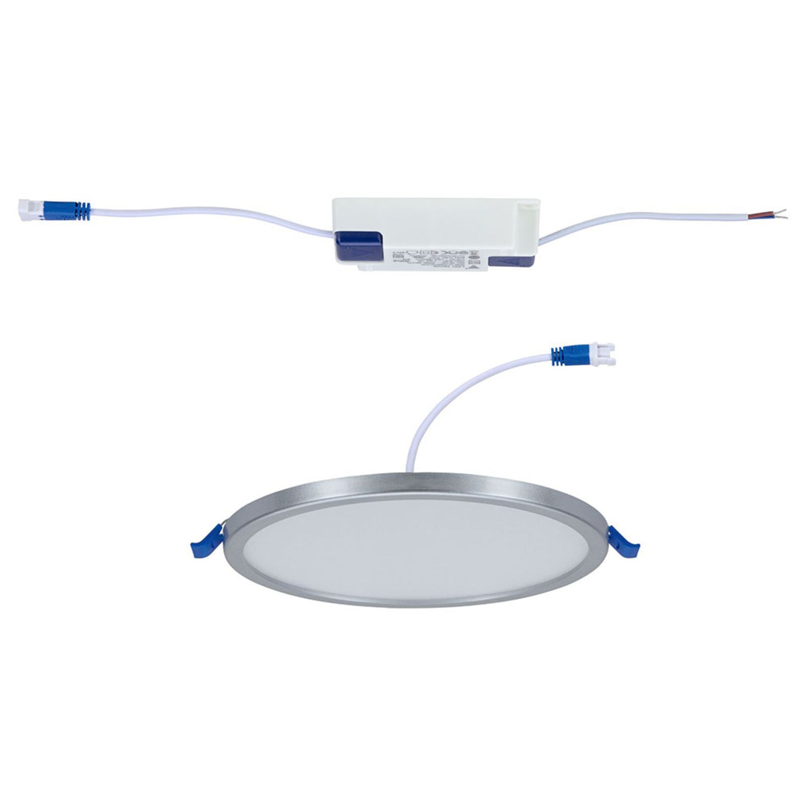 LED innbyggingspanel Areo montert i tak