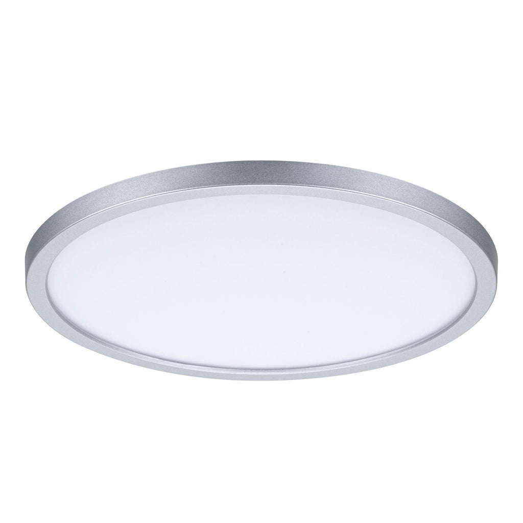 LED innbyggingspanel Areo rund krom Ø23 cm bakside
