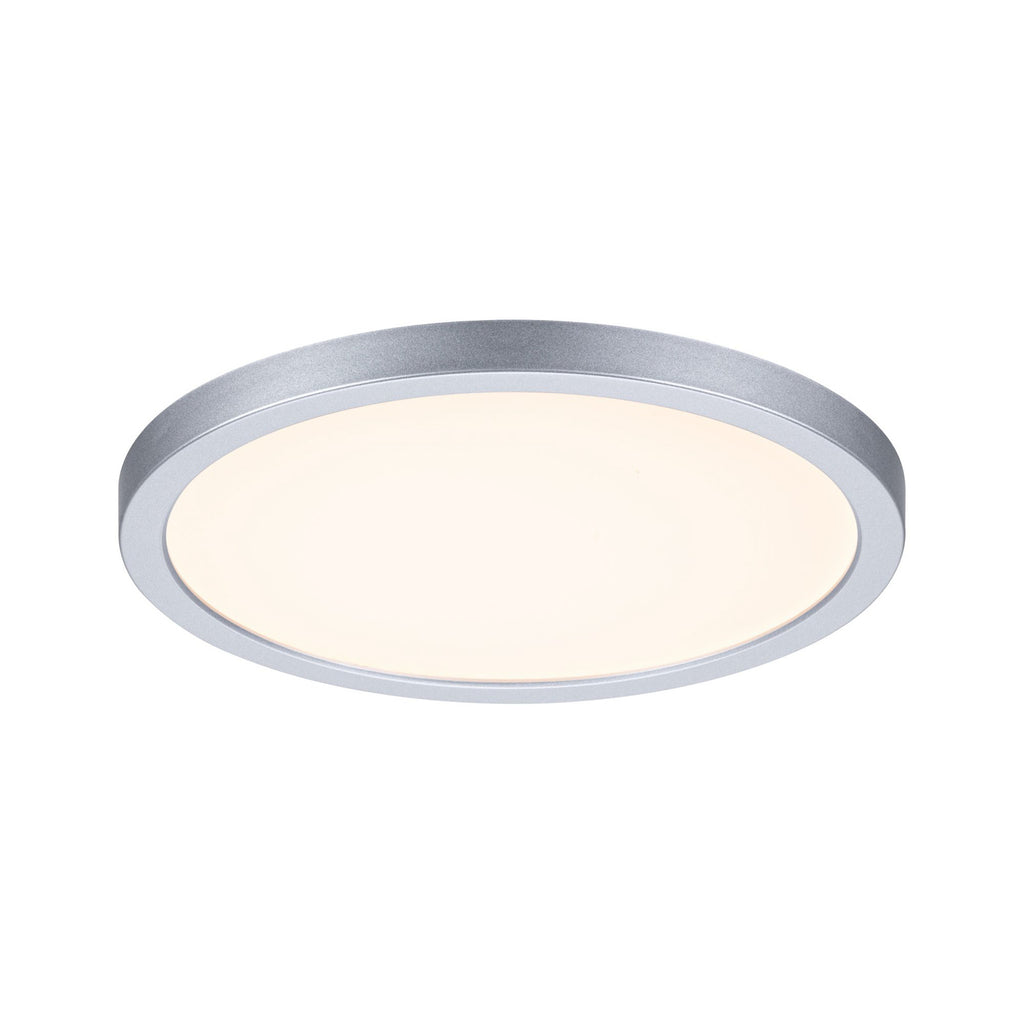 LED innbyggingspanel Areo rund krom dimbar detalj av ramme