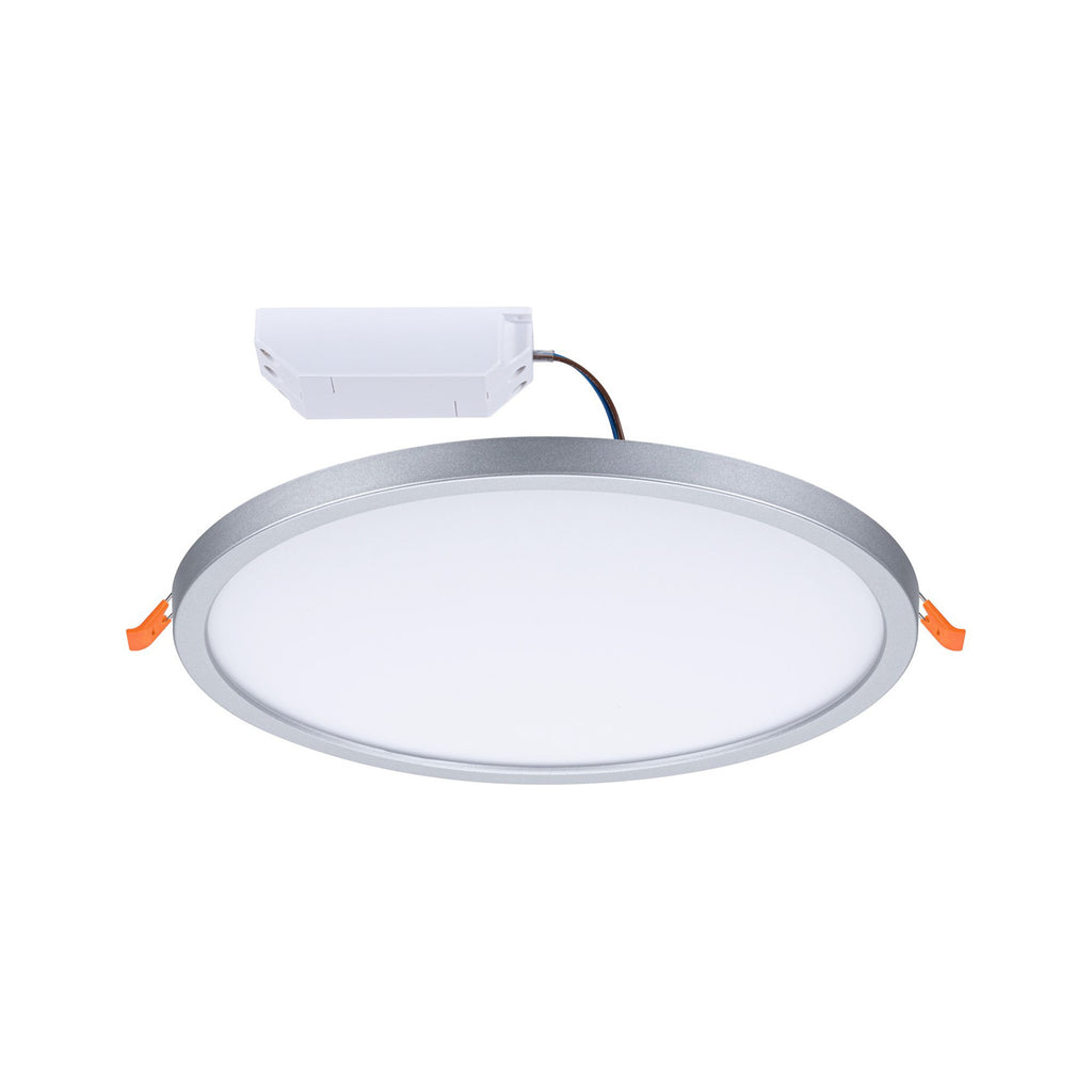LED innbyggingspanel Areo rund krom dimbar lysbilde