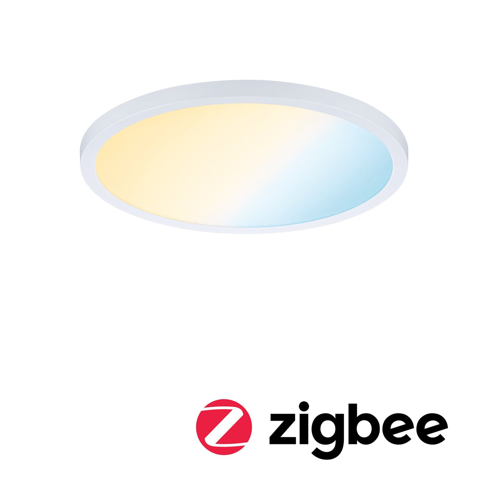 LED innbyggingspanel Areo rund ZigBee CCT Ø23 cm Paulmann forfra
