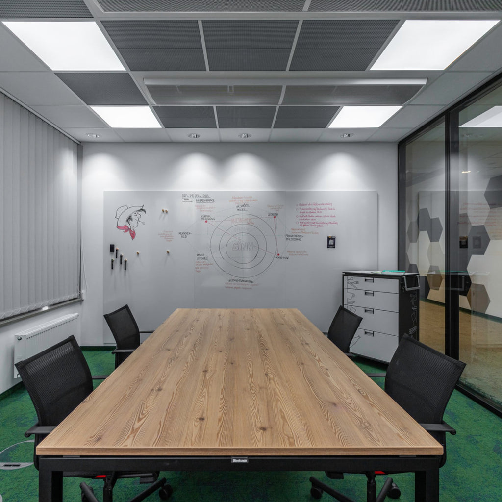 LED innbyggingspanel CCT dimbar hvit 62x62 cm 43W Zigbee montert i tak