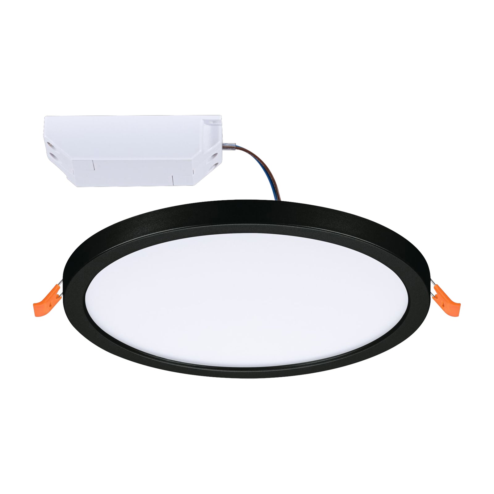 LED innbyggingspanel rundt svart IP44 Ø17,5 cm 13W 4000K - Paulmann med emballasje