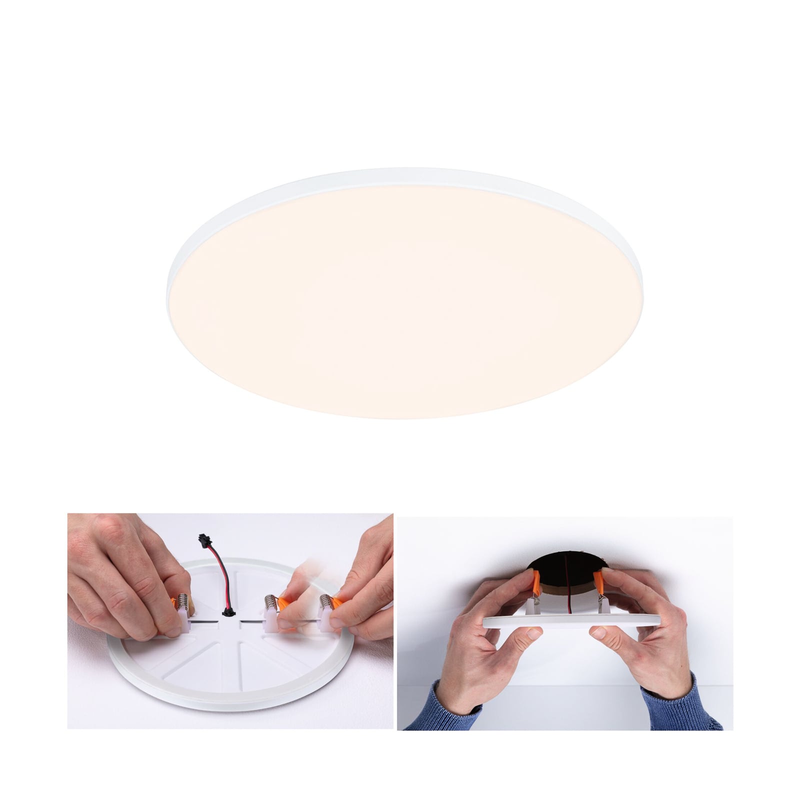 LED innbyggingspanel Veluna Edge dimbar forfra