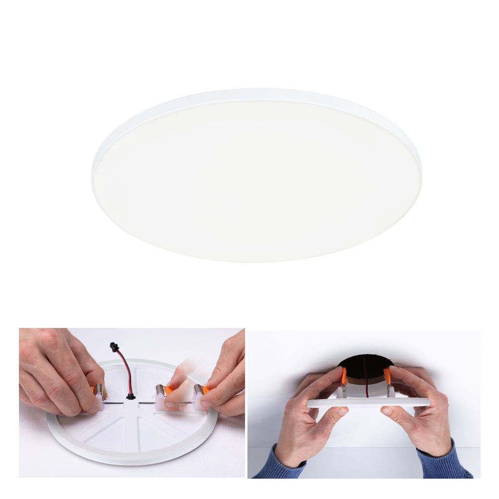 LED innbyggingspanel Veluna Edge dimbar hvit bakside