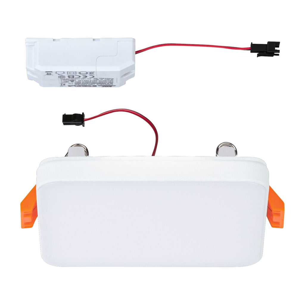 LED innbyggingspanel Veluna Edge kvadratisk dimbar 9x9 cm IP44 emballasje