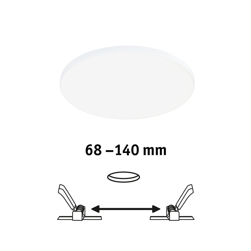 LED innbyggingspanel Veluna Edge pakket med trafo