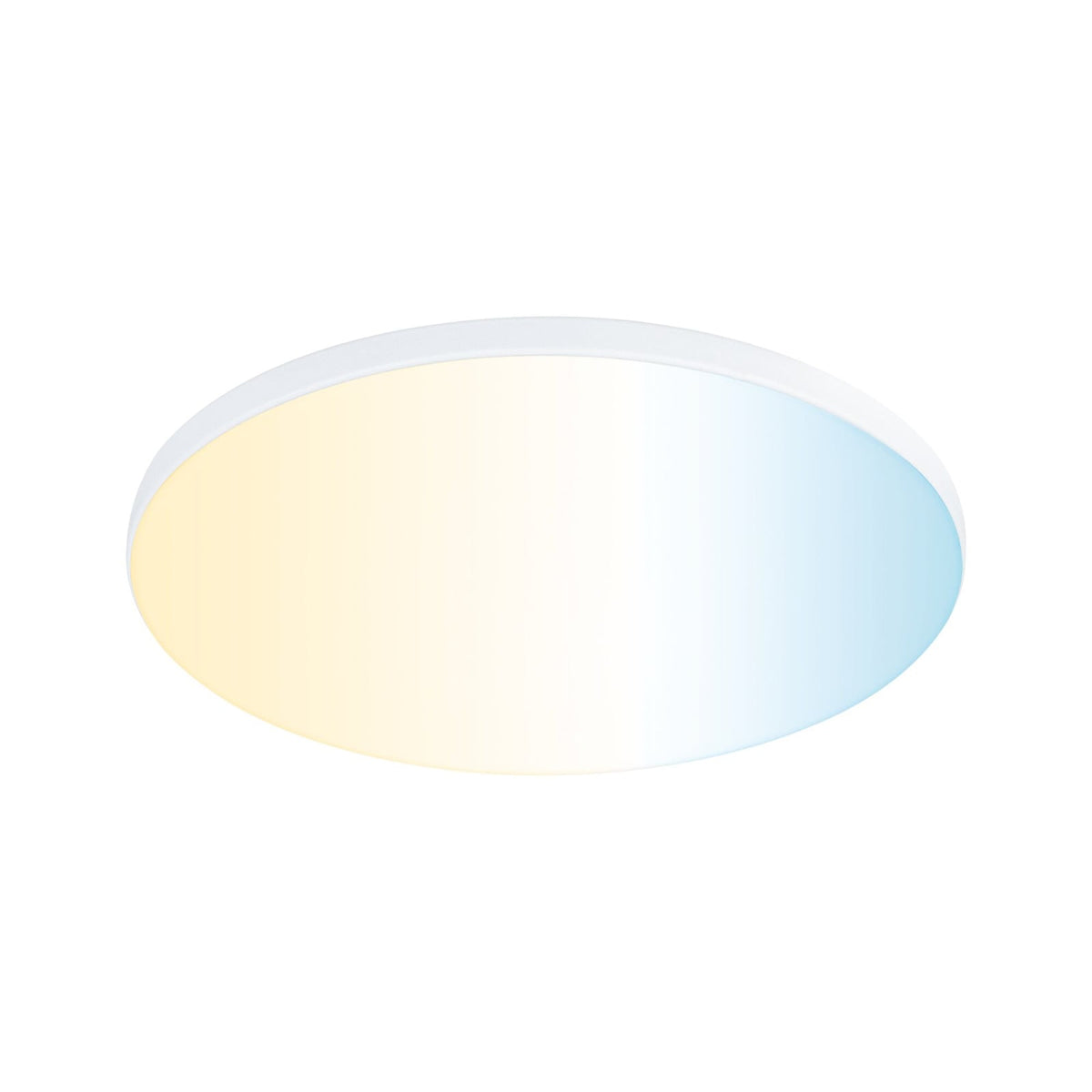 LED innbyggingspanel Veluna Edge rund ZigBee CCT detalj av kant