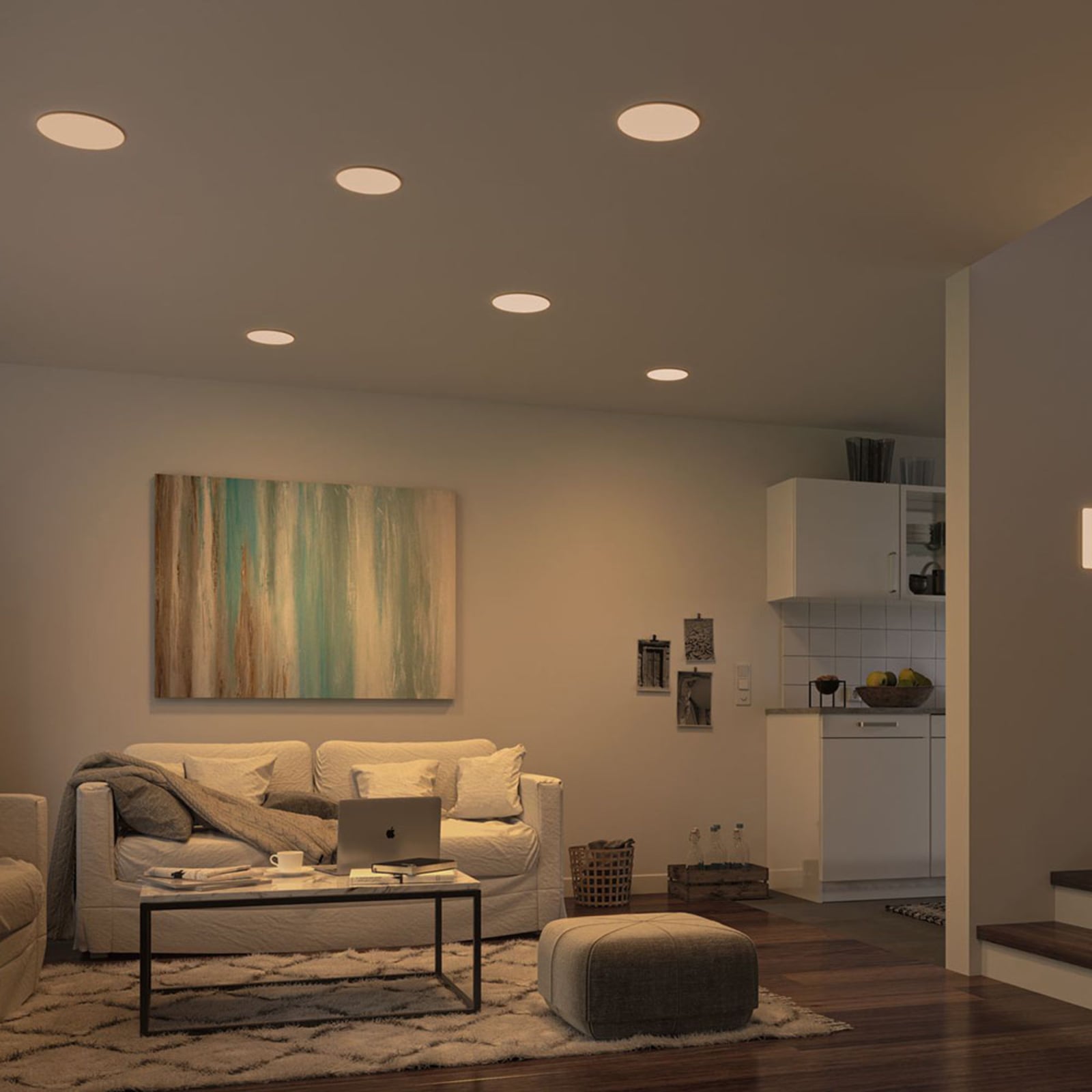 LED innbyggingspanel Veluna sideprofil