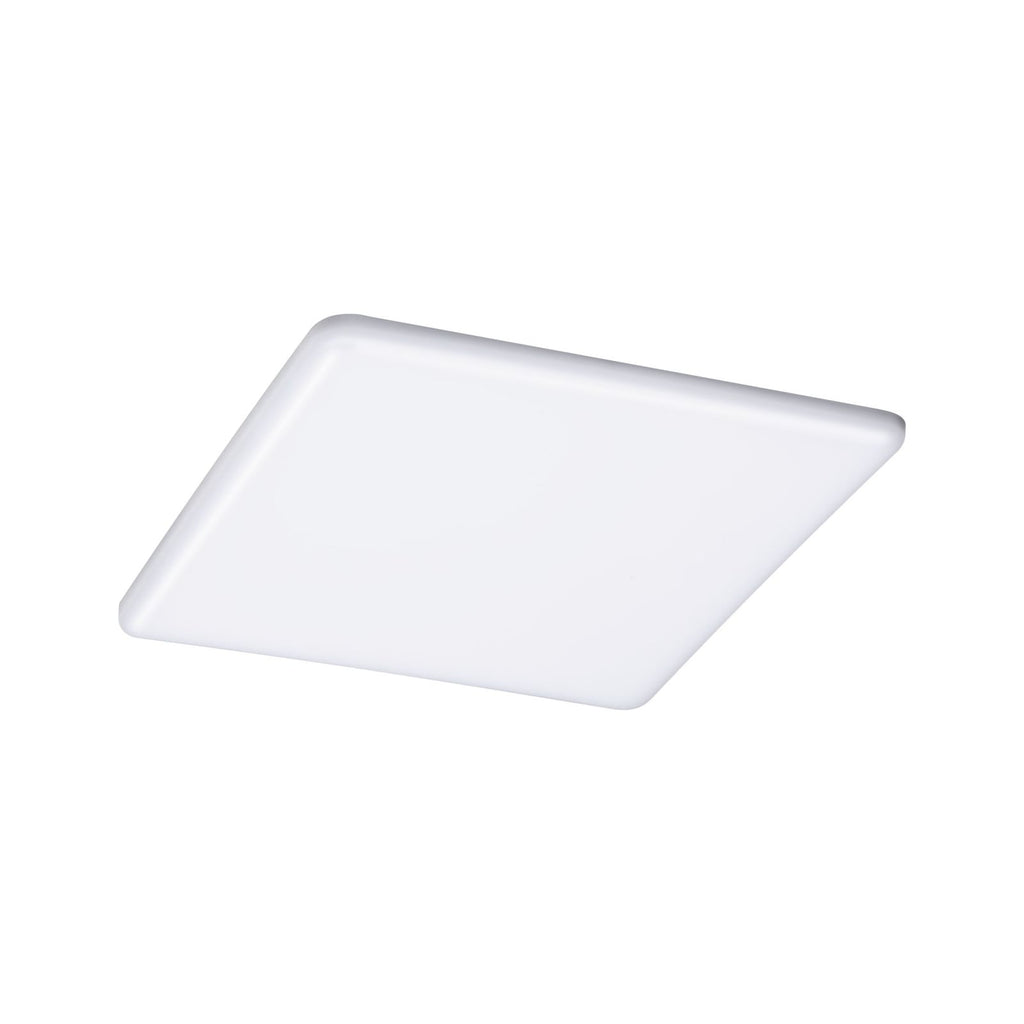 Detaljbilde av LED innbyggingspanel Veluna kvadratisk CCT ZigBee 21,5 cm IP44 dimbar