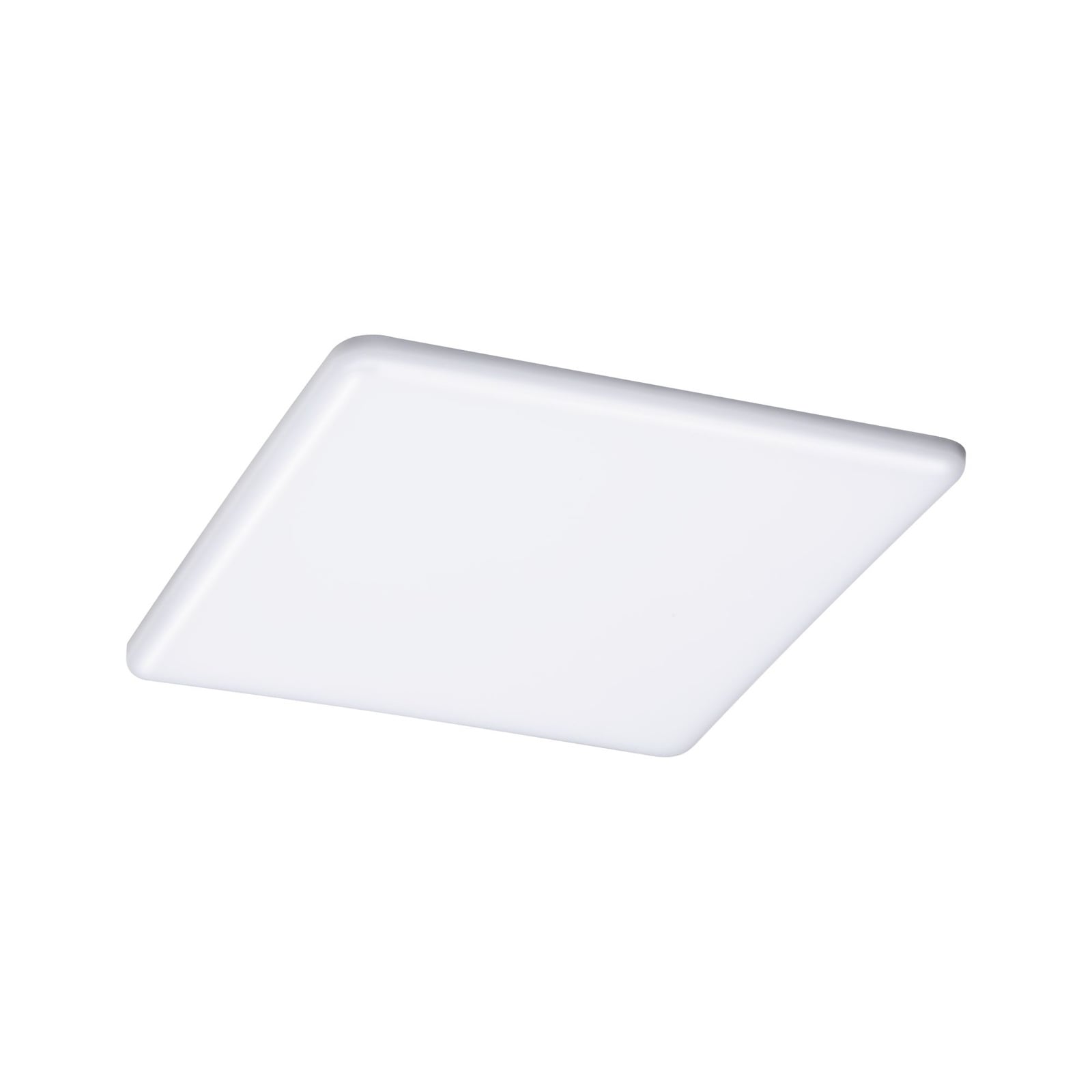 Detaljbilde av LED innbyggingspanel Veluna kvadratisk CCT ZigBee 21,5 cm IP44 dimbar