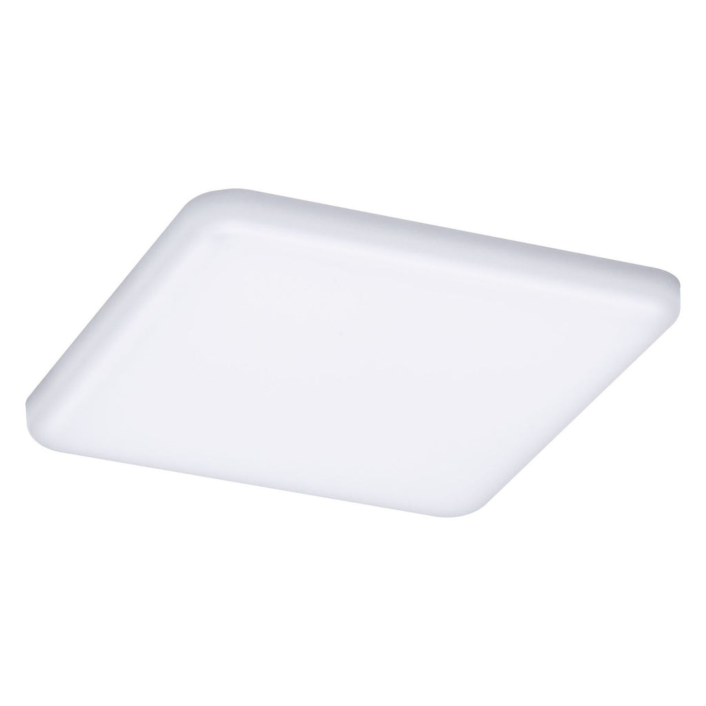 LED innbyggingspanel Veluna kvadratisk hvit 12,5 cm IP44 bakside