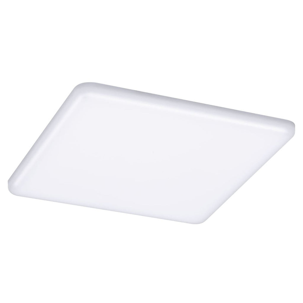 LED innbyggingspanel Veluna kvadratisk hvit 18,5 cm 17W IP44 bakside
