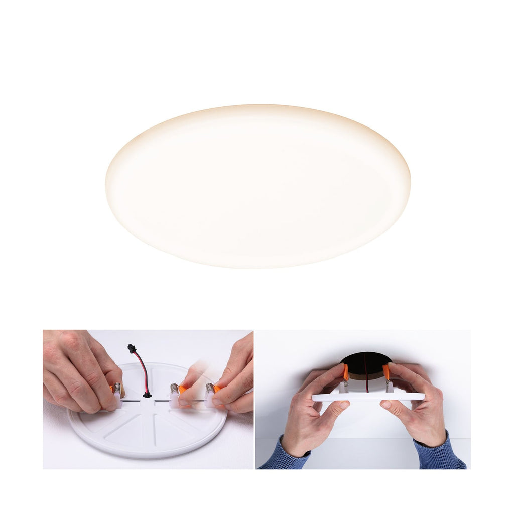 LED innbyggingspanel Veluna rund CCT Zigbee bakside