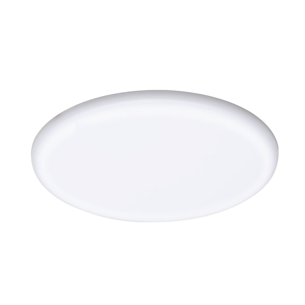 LED innbyggingspanel Veluna rund CCT Zigbee montert i tak