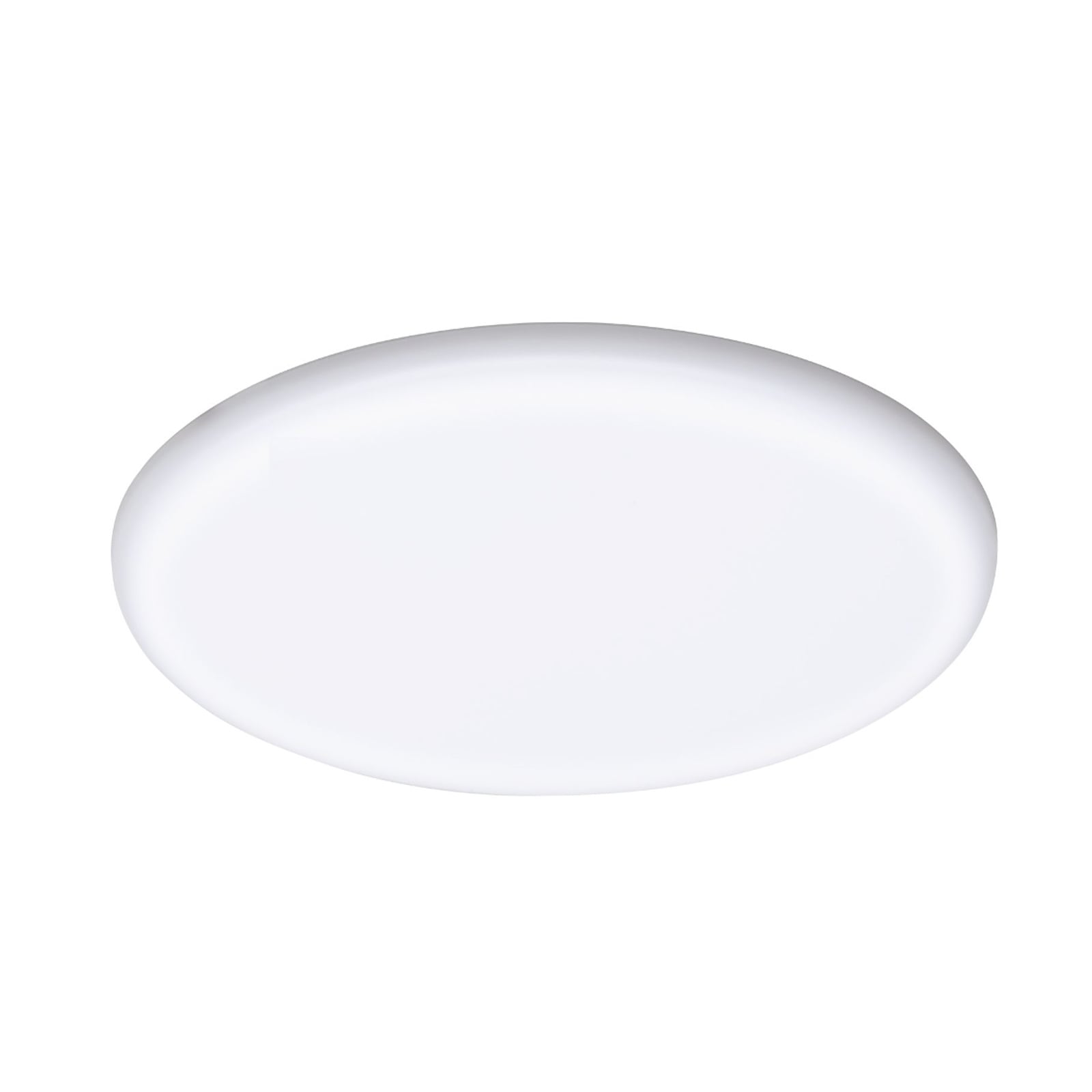 LED innbyggingspanel Veluna rund CCT Zigbee montert i tak