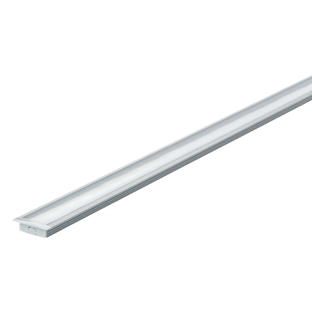 LED innbyggingsprofil gulv aluminium 200 cm - Paulmann forfra