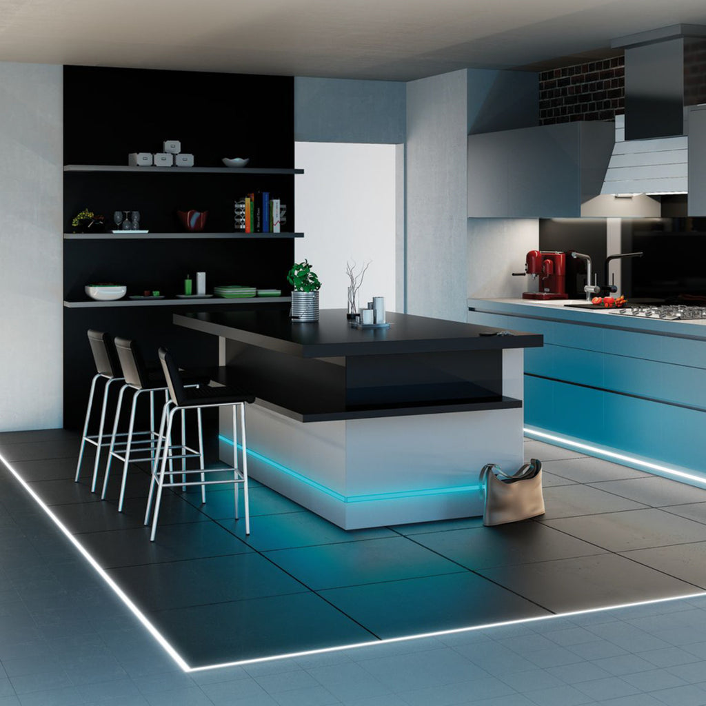 LED innbyggingsprofil gulv aluminium 200 cm - Paulmann detalj
