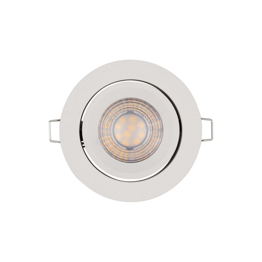 LED innbyggingsspot 3-pack dimbar hvit Ø9 cm 2700K - OSRAM forfra