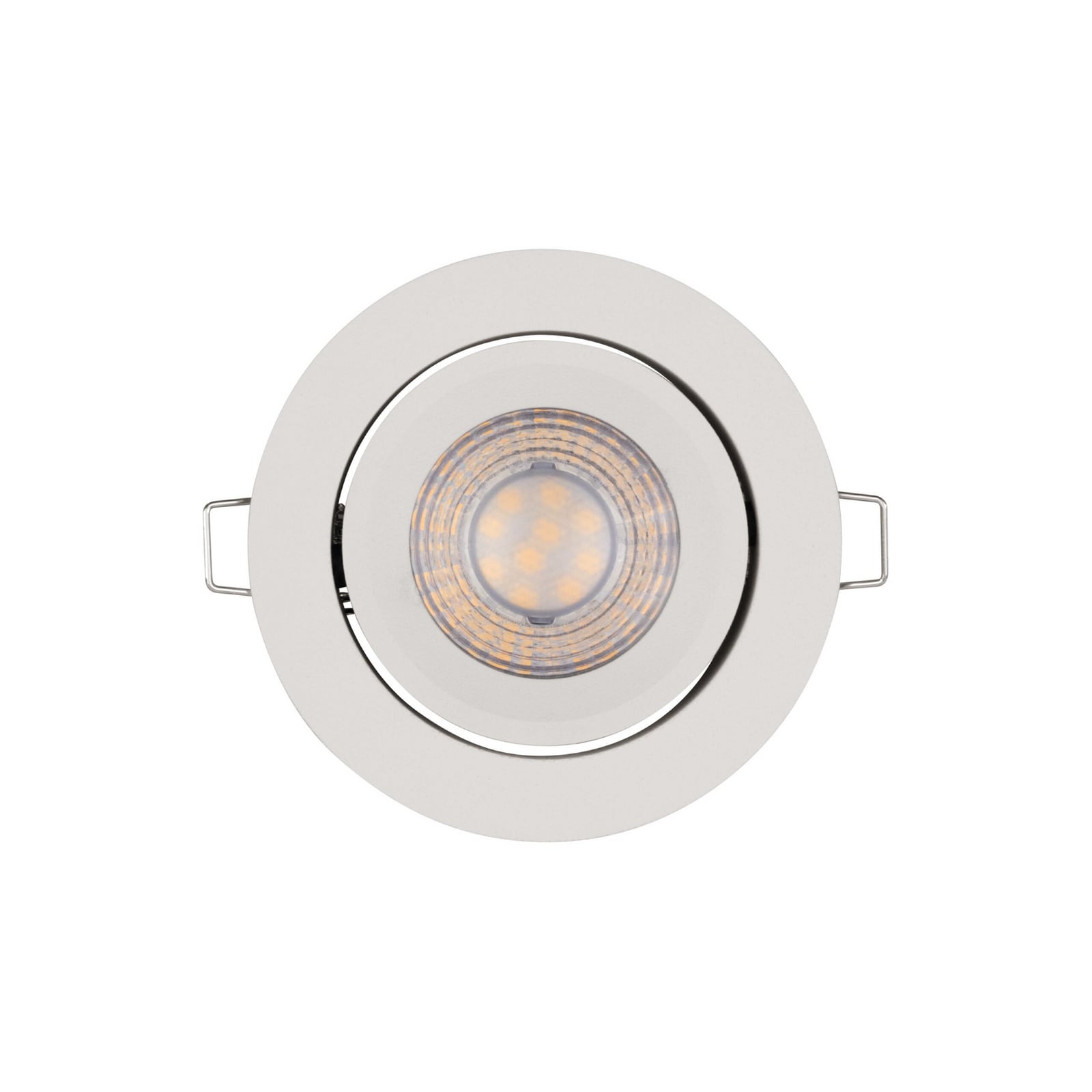 LED innbyggingsspot 3-pack dimbar hvit Ø9 cm 2700K - OSRAM forfra