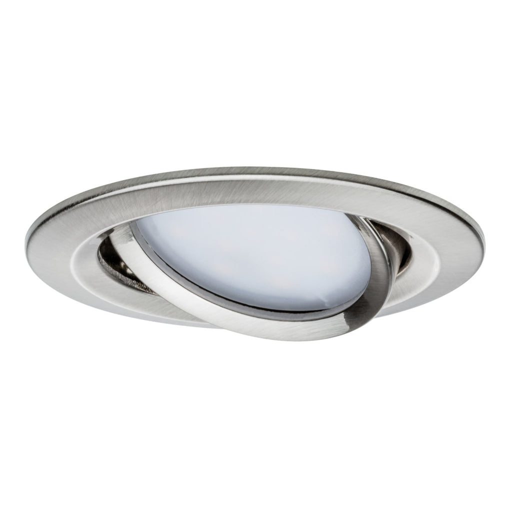 LED innbyggingsspot 3-pack svingbar dimbar Ø8,4 cm jern bakside