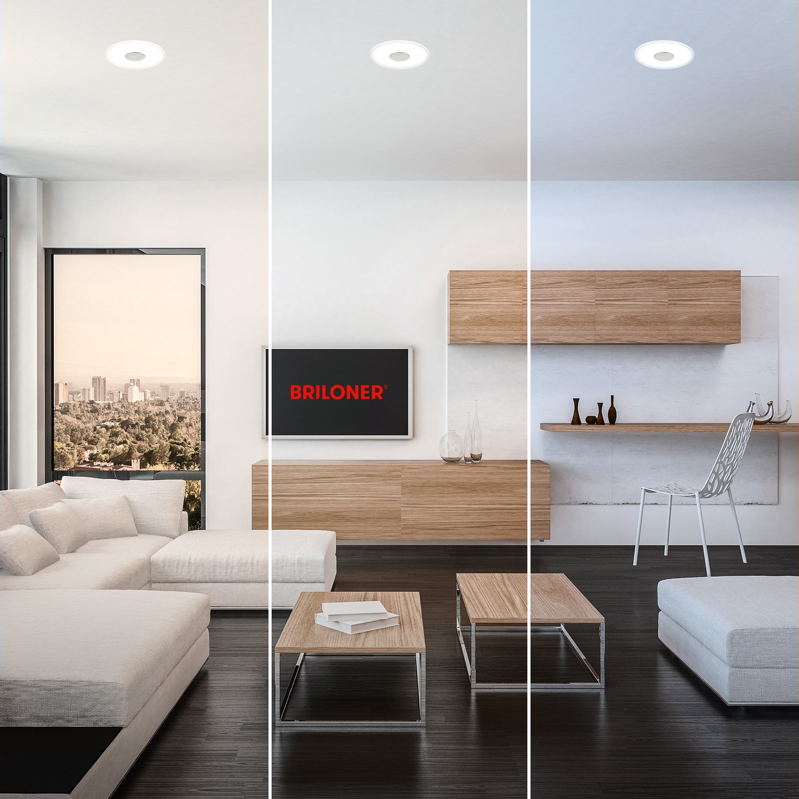 LED innbyggingsspot 748 CCT justerbar detalj
