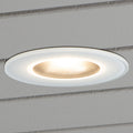 LED innbyggingsspot 7875 hvit glass forfra