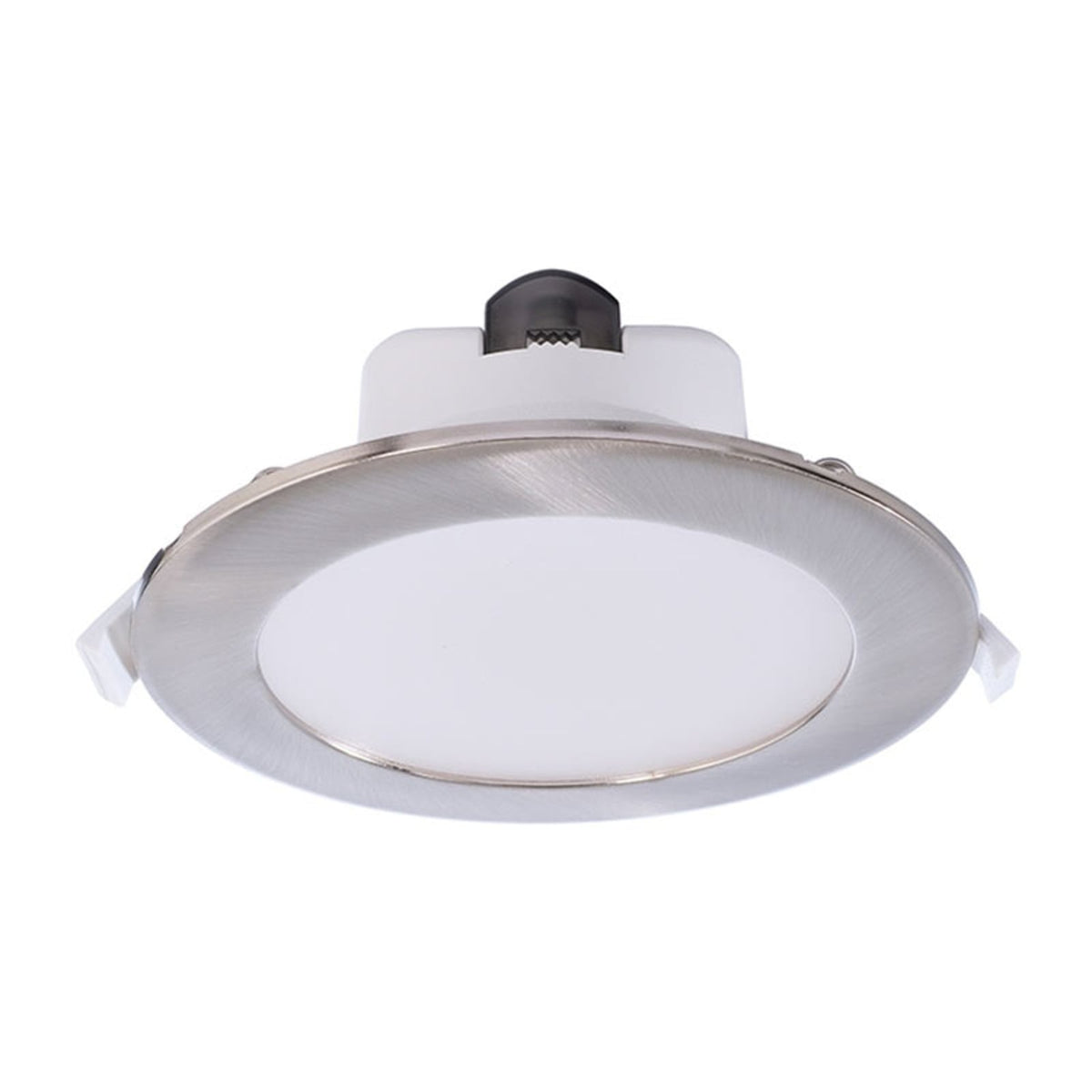 LED innbyggingsspot Acrux Ø15 cm dimbar CCT matt sølv detalj