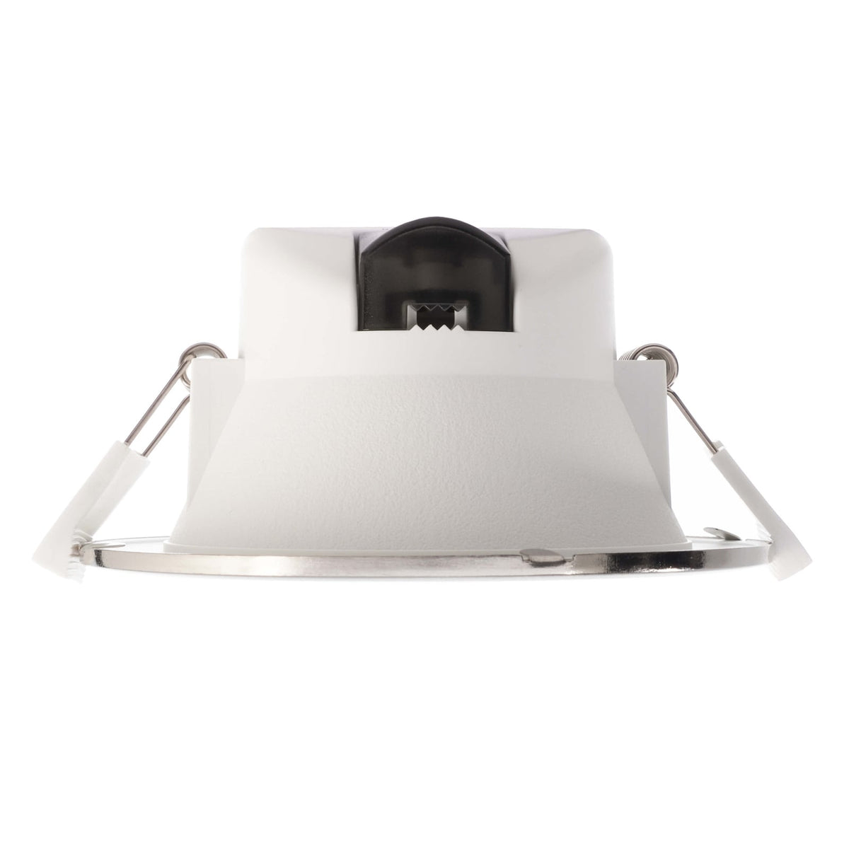 LED innbyggingsspot Acrux Ø15 cm dimbar CCT matt sølv nærbilde