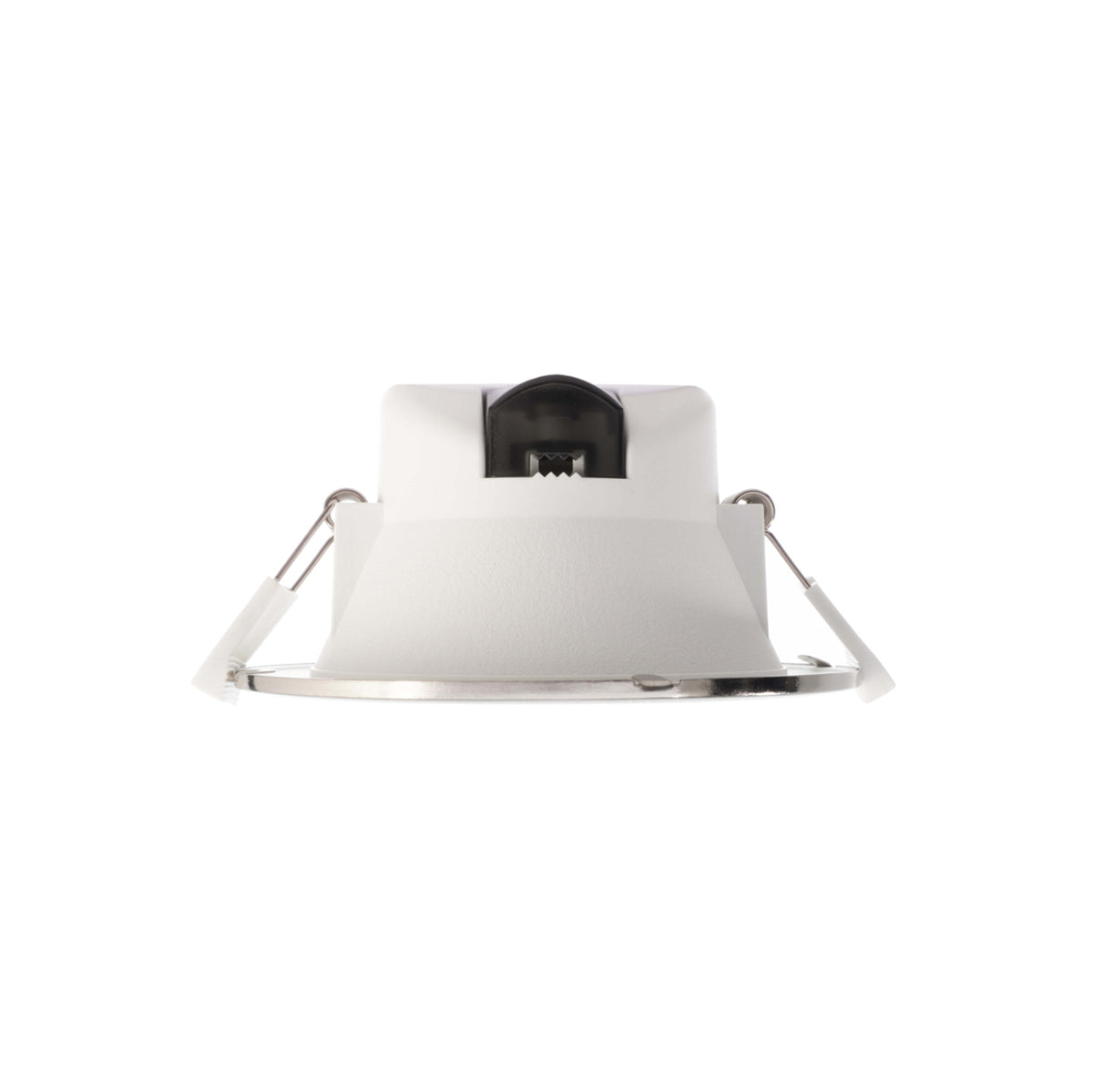 LED innbyggingsspot Acrux dimbar CCT Ø17 cm sølv matt montert