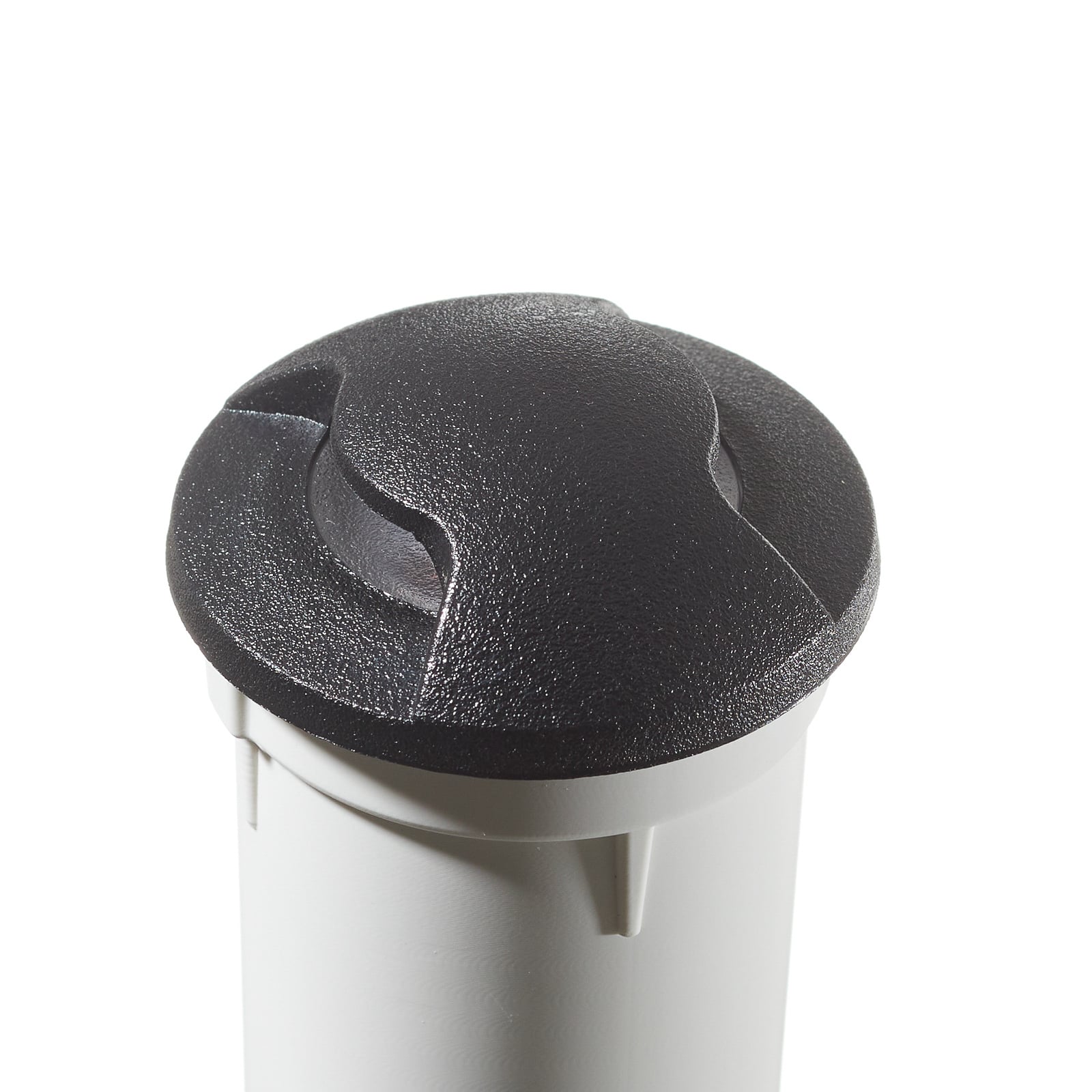 Detalj av LED innbyggingsspot Aldo 2L svart/klar Ø5 cm IP67