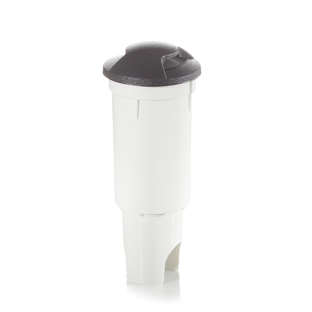 LED innbyggingsspot Aldo 2L svart/klar Ø5 cm IP67 montert i vegg