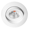 LED innbyggingsspot Allround 360° dimbar hvit IP44 Ø9,6 cm forfra
