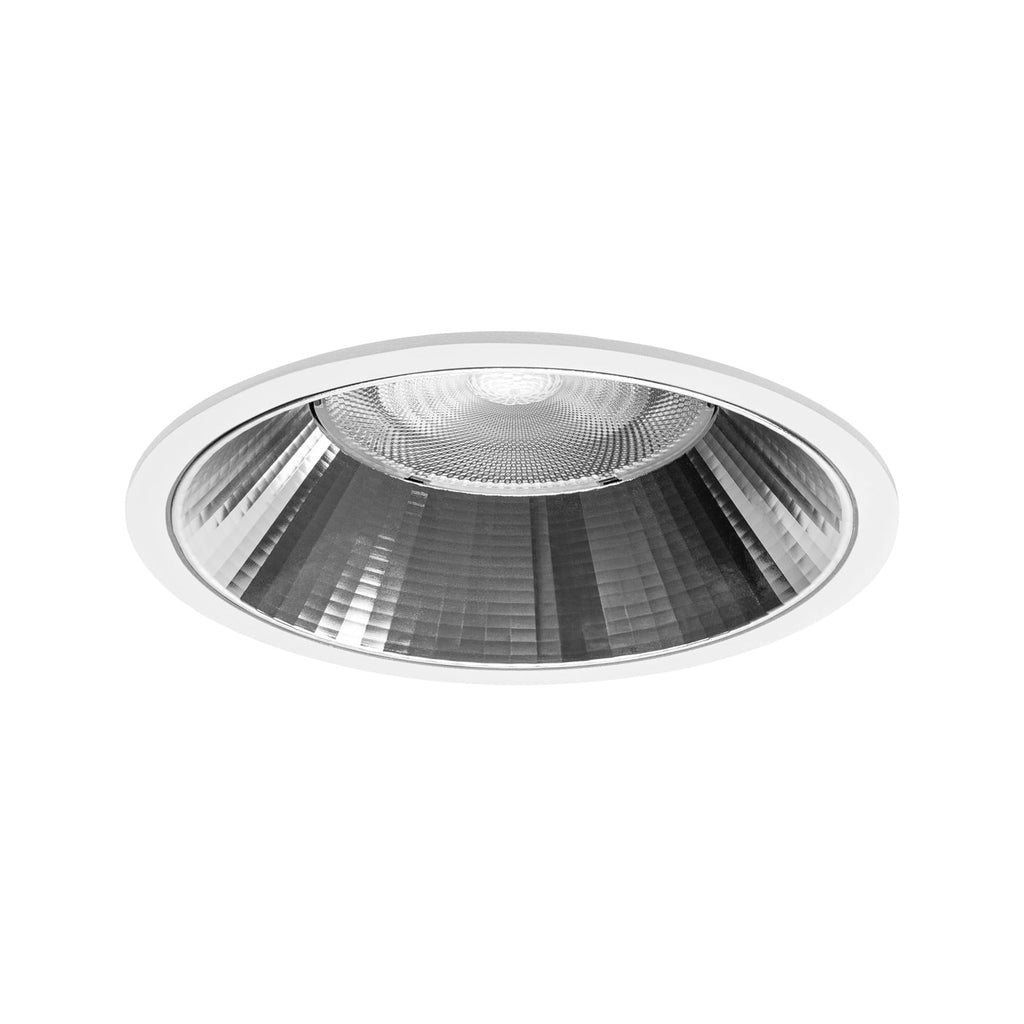 LED innbyggingsspot Apollo Maxi rund hvit Ø20,5 cm forfra